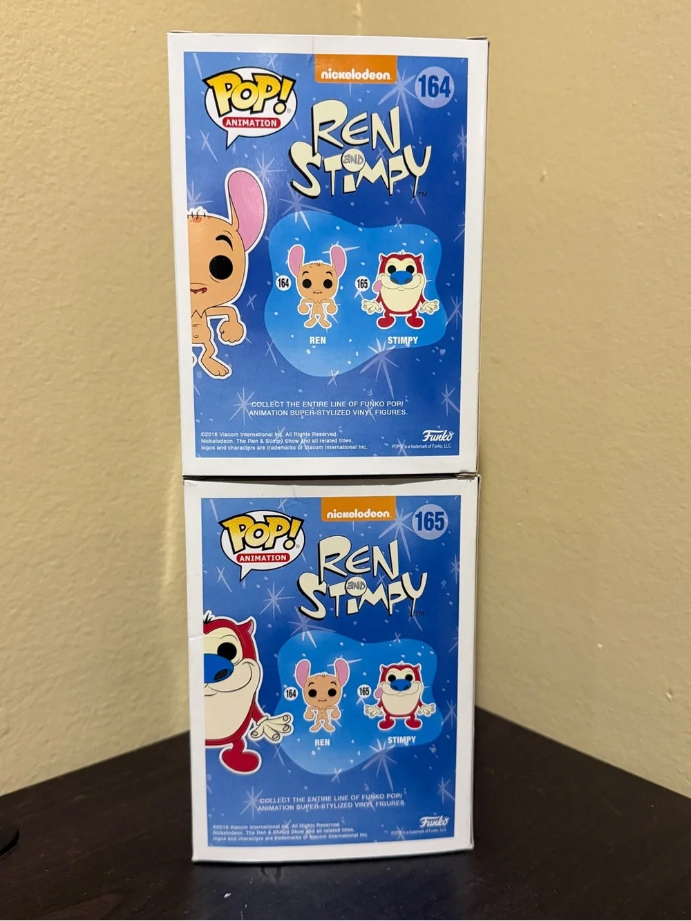 BNIB Funko Ren & Stimpy Pop! Vinyl Figures